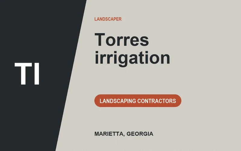 Torres irrigation in Marietta, Georgia