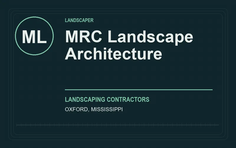 MRC Landscape Architecture in Oxford, Mississippi