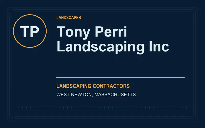 Tony Perri Landscaping Inc in West Newton, Massachusetts