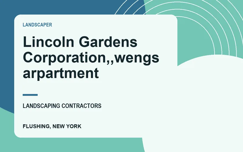 Lincoln Gardens Corporation,,wengs arpartment in Flushing, New York