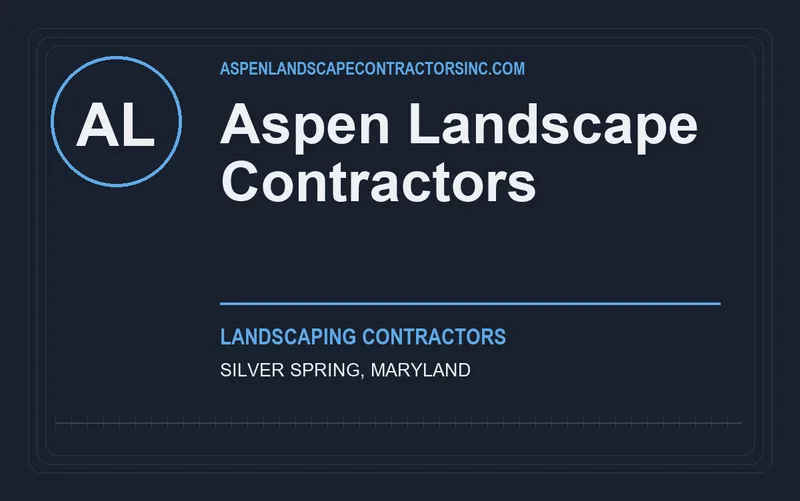 Aspen Landscape Contractors in Silver Spring, Maryland