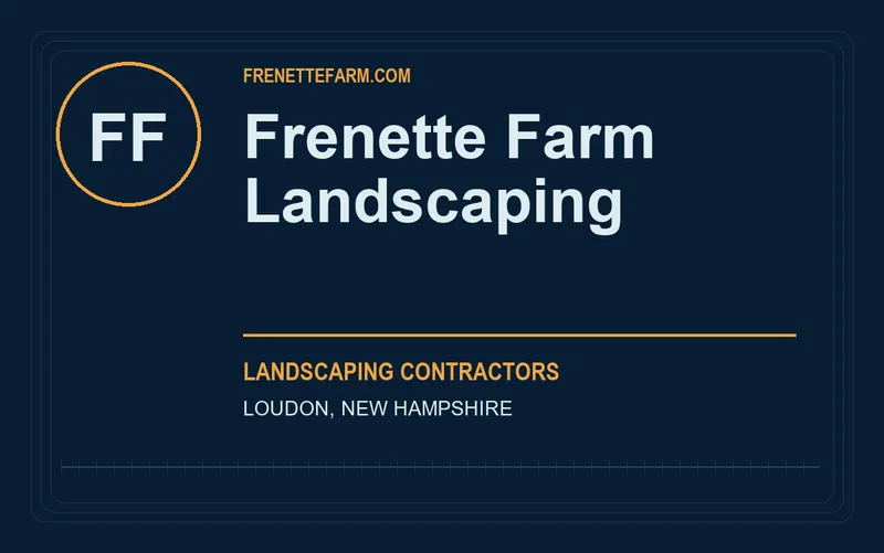 Frenette Farm Landscaping in Loudon, New Hampshire