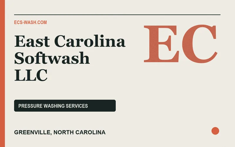 East Carolina Softwash LLC in Greenville, North Carolina