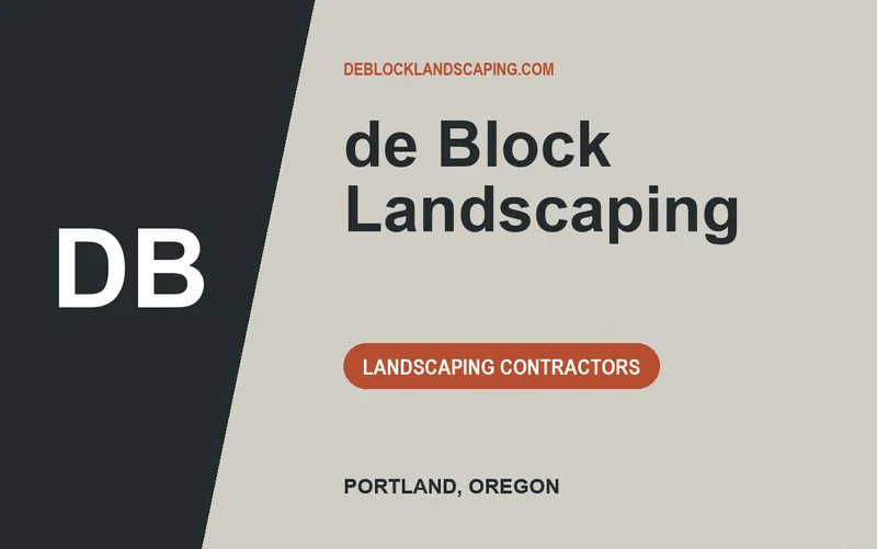 de Block Landscaping in Portland, Oregon