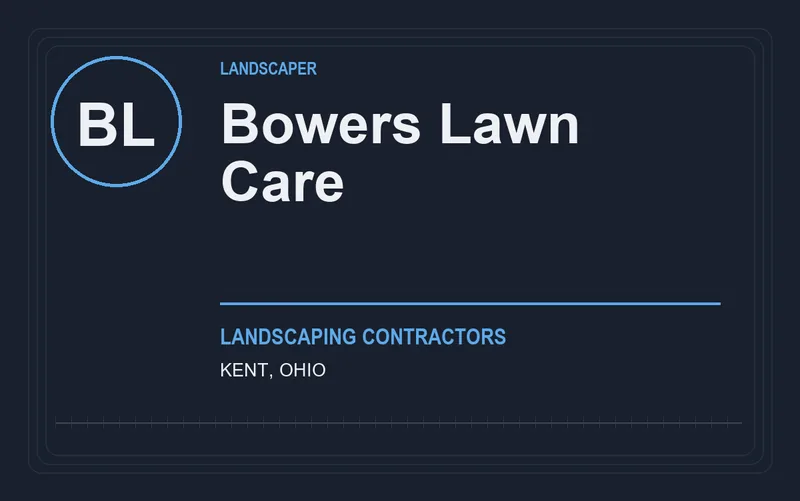Bowers Lawn Care in Kent, Ohio