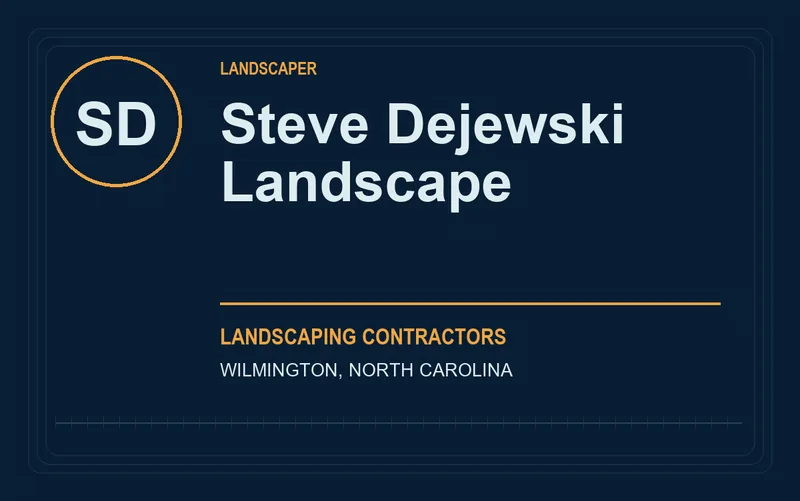 Steve Dejewski Landscape in Wilmington, North Carolina