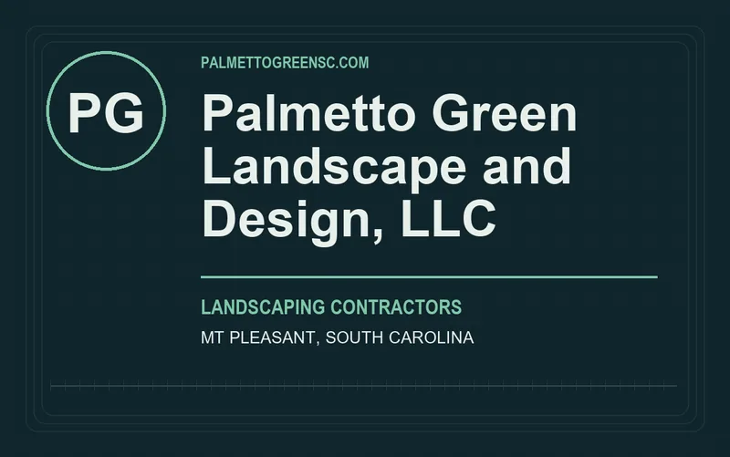 Palmetto Green Landscape and Design, LLC in Mt Pleasant, South Carolina