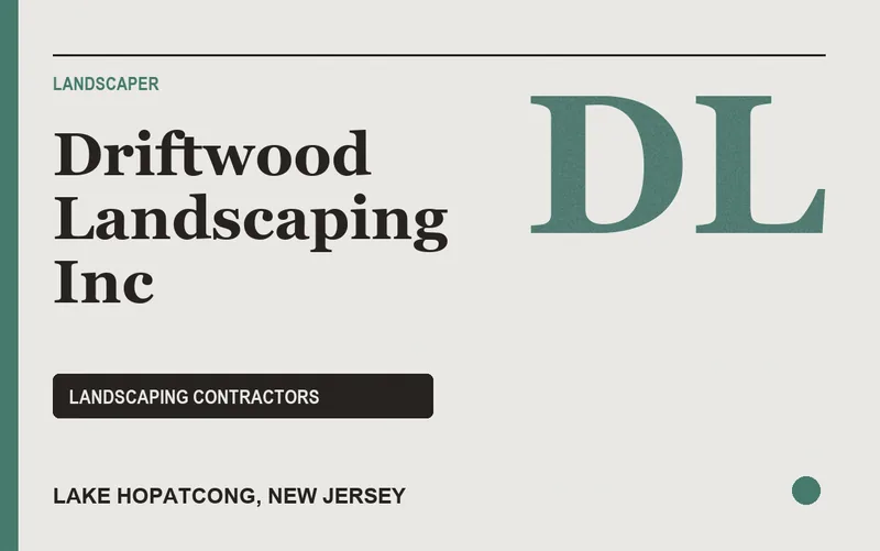 Driftwood Landscaping Inc in Lake Hopatcong, New Jersey