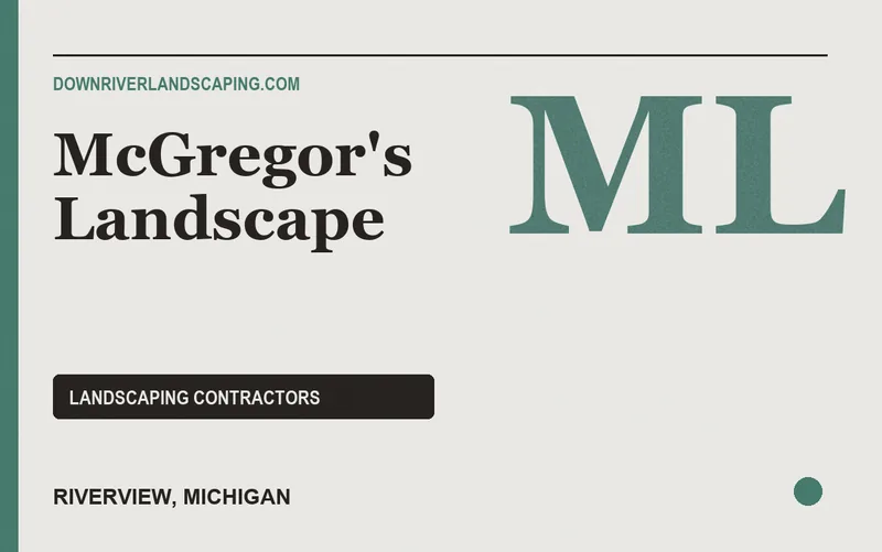 McGregor's Landscape in Riverview, Michigan