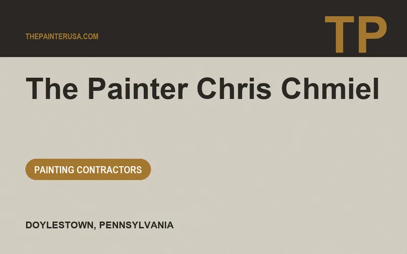 The Painter Chris Chmiel in Doylestown, Pennsylvania
