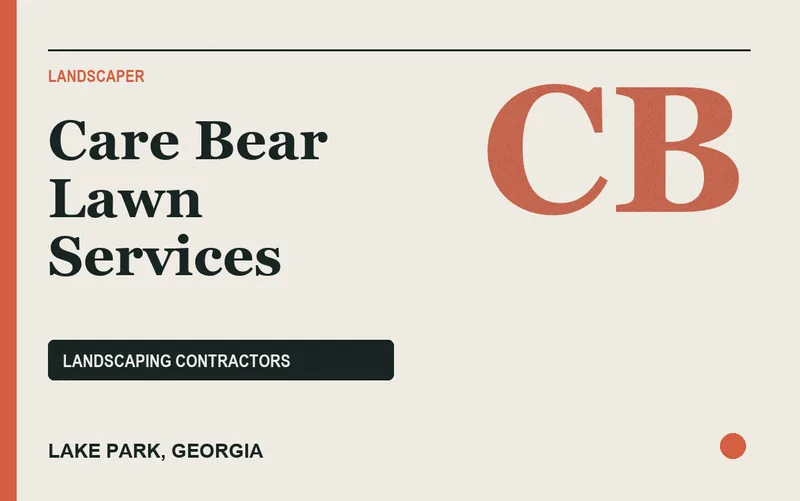Care Bear Lawn Services in Lake Park, Georgia