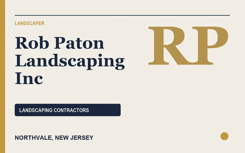 Rob Paton Landscaping Inc in Northvale, New Jersey