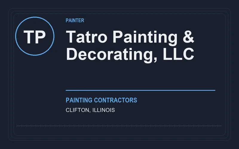 Tatro Painting & Decorating, LLC in Clifton, Illinois