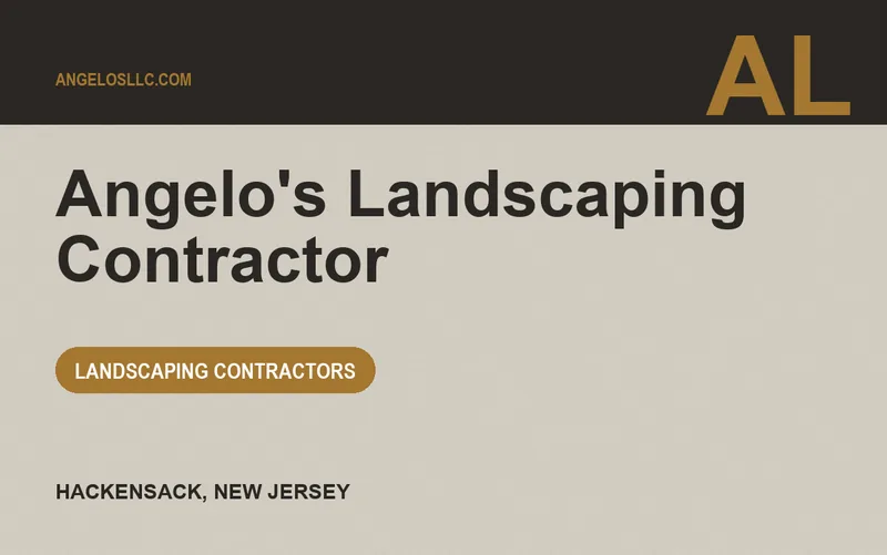 Angelo's Landscaping Contractor in Hackensack, New Jersey