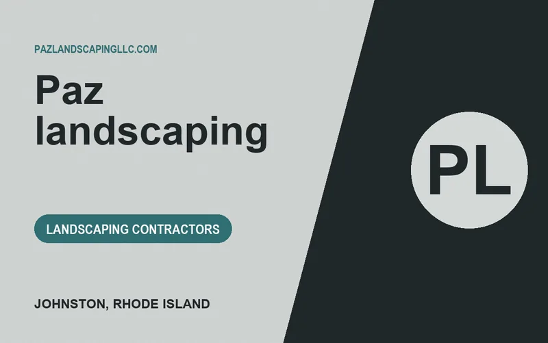 Paz landscaping in Johnston, Rhode Island