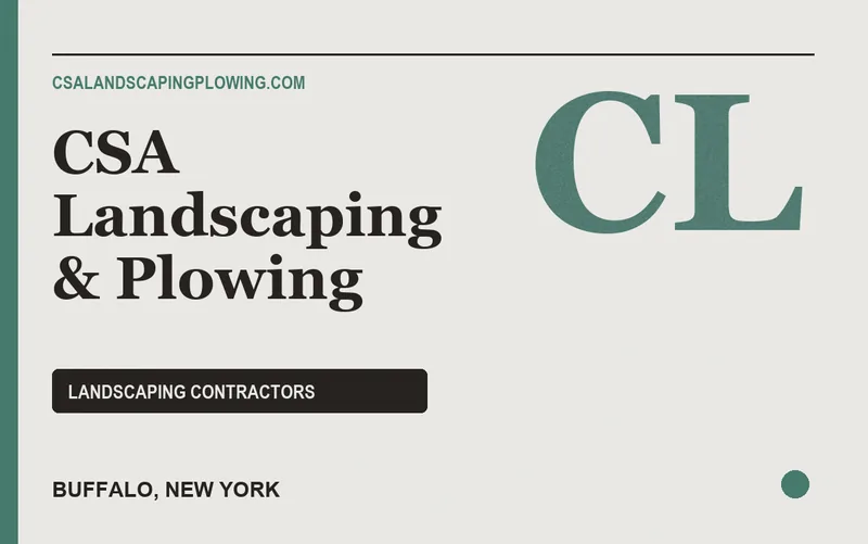 CSA Landscaping & Plowing in Buffalo, New York