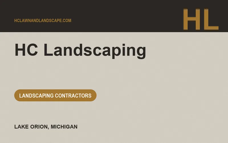 HC Landscaping in Lake Orion, Michigan