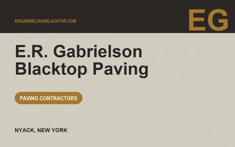 E.R. Gabrielson Blacktop Paving in Nyack, New York