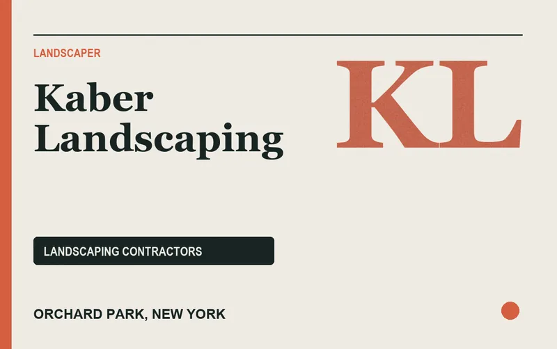 Kaber Landscaping in Orchard Park, New York