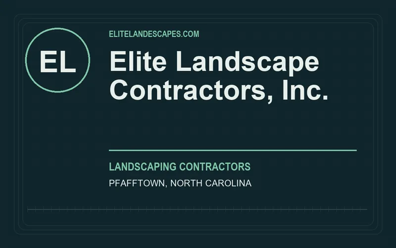Elite Landscape Contractors, Inc. in Pfafftown, North Carolina