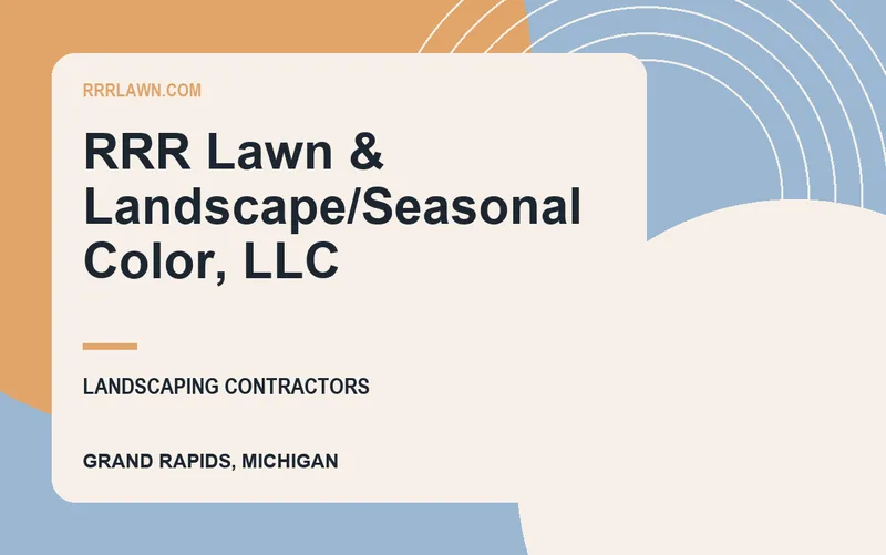 RRR Lawn & Landscape/Seasonal Color, LLC in Grand Rapids, Michigan