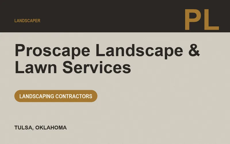 Proscape Landscape & Lawn Services in Tulsa, Oklahoma