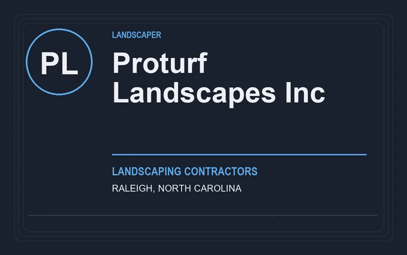Proturf Landscapes Inc in Raleigh, North Carolina