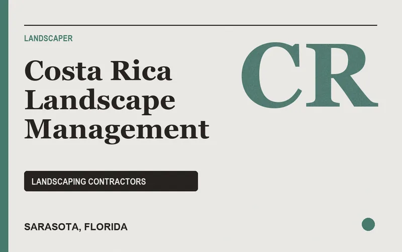 Costa Rica Landscape Management in Sarasota, Florida