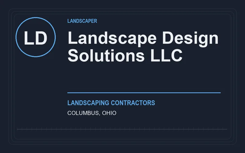 Landscape Design Solutions Llc in Columbus, Ohio