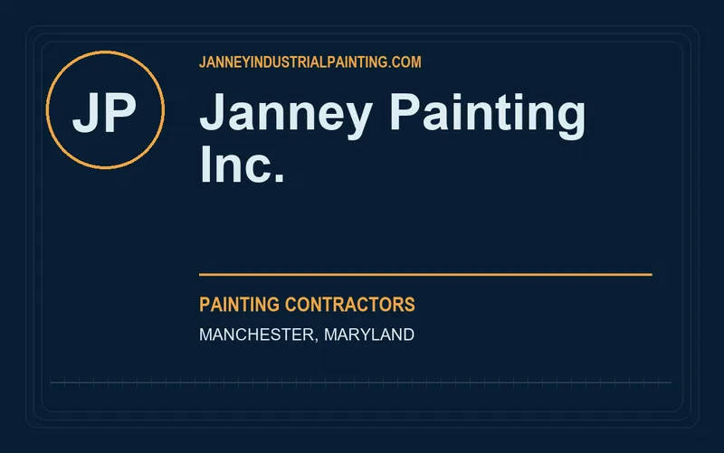 Janney Painting Inc. in Manchester, Maryland