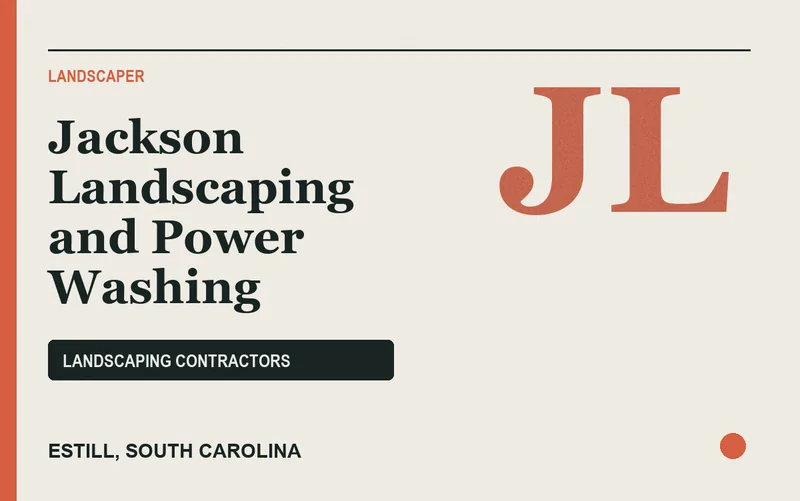 Jackson Landscaping and Power Washing in Estill, South Carolina