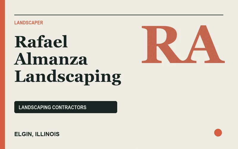 Rafael Almanza Landscaping in Elgin, Illinois