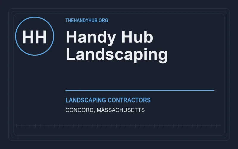 Handy Hub Landscaping in Concord, Massachusetts