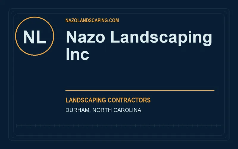 Nazo Landscaping Inc in Durham, North Carolina