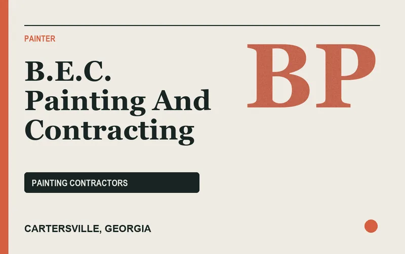 B.E.C. Painting And Contracting in Cartersville, Georgia