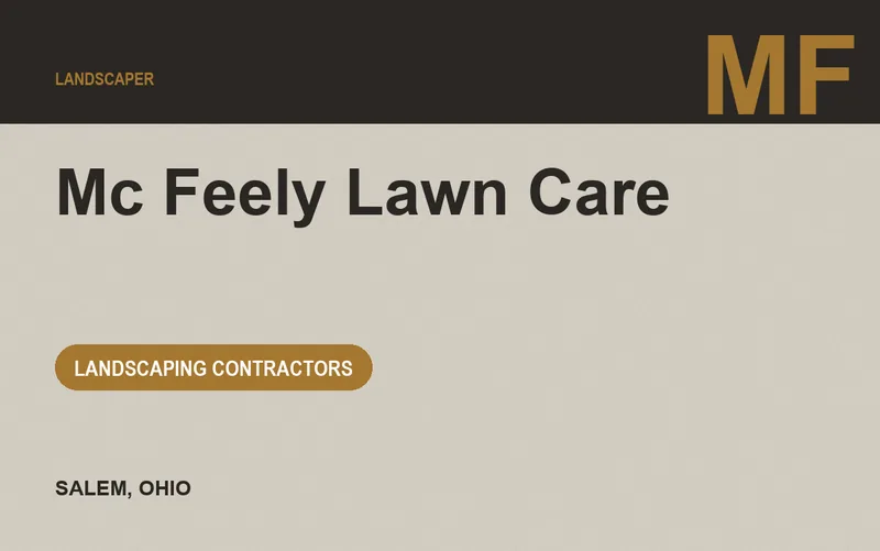 Mc Feely Lawn Care in Salem, Ohio