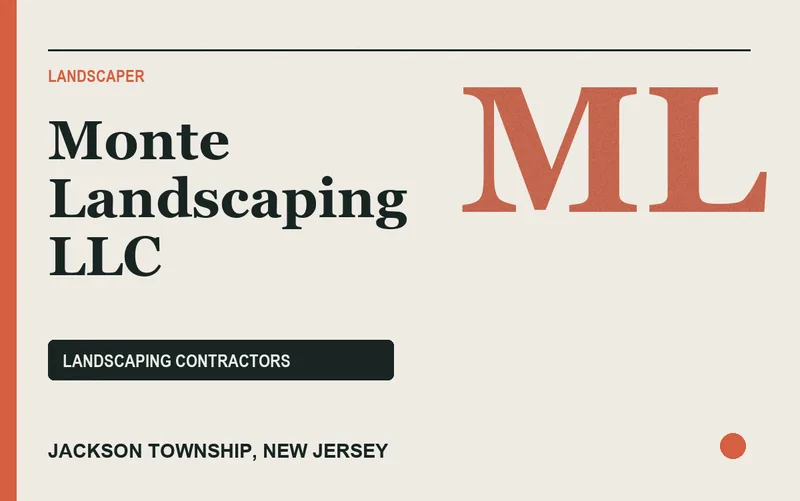 Monte Landscaping LLc in Jackson Township, New Jersey