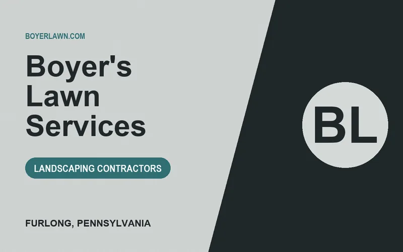 Boyer's Lawn Services in Furlong, Pennsylvania