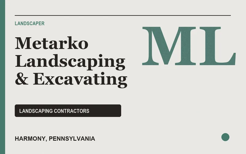 Metarko Landscaping & Excavating in Harmony, Pennsylvania
