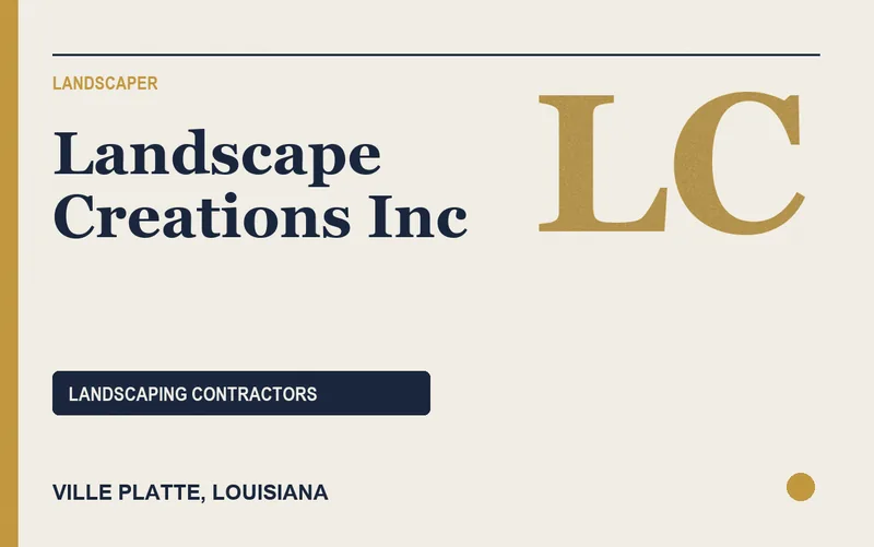 Landscape Creations Inc in Ville Platte, Louisiana