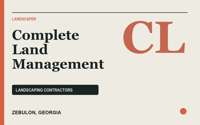 Complete Land Management in Zebulon, Georgia
