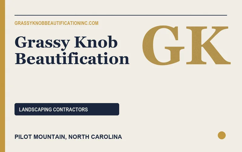 Grassy Knob Beautification in Pilot Mountain, North Carolina