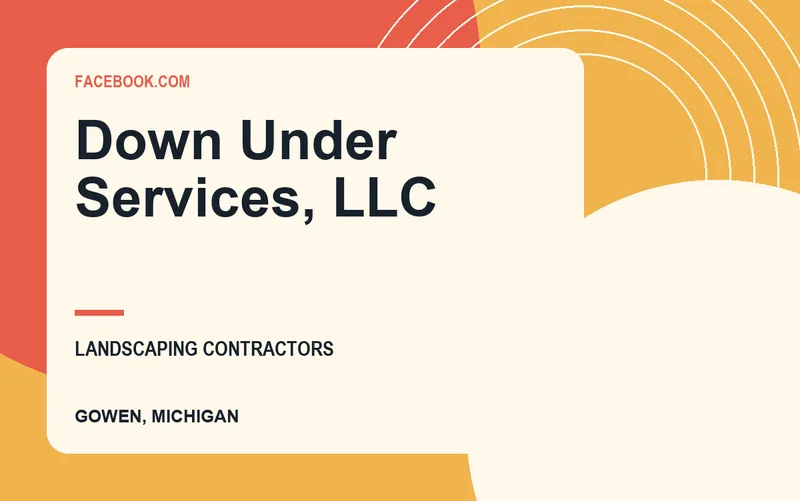 Down Under Services, LLC in Gowen, Michigan