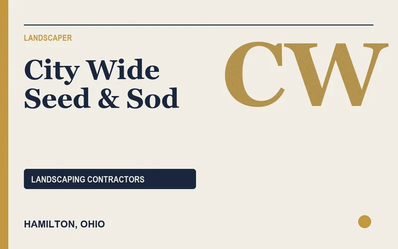 City Wide Seed & Sod in Hamilton, Ohio