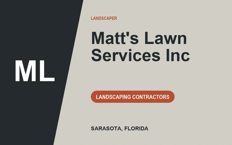 Matt's Lawn Services Inc in Sarasota, Florida