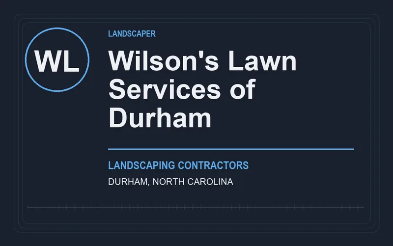 Wilson's Lawn Services of Durham in Durham, North Carolina