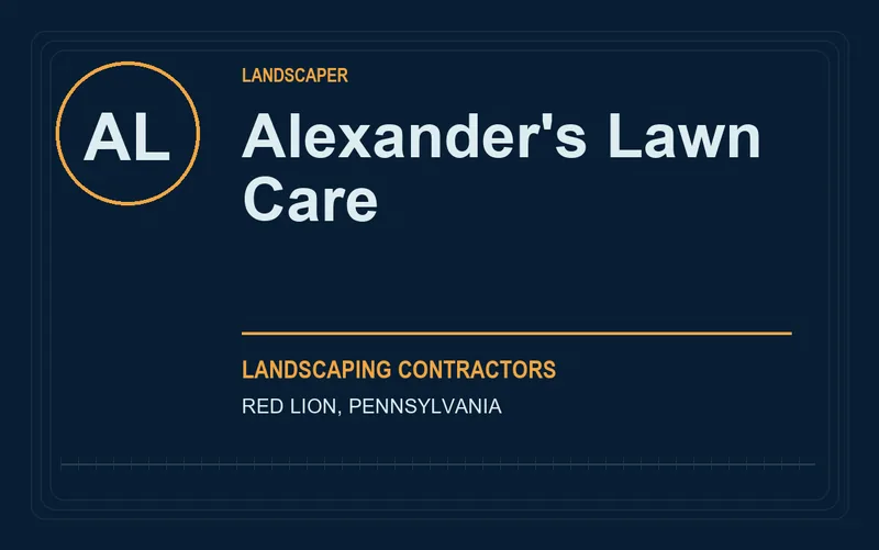 Alexander's Lawn Care in Red Lion, Pennsylvania