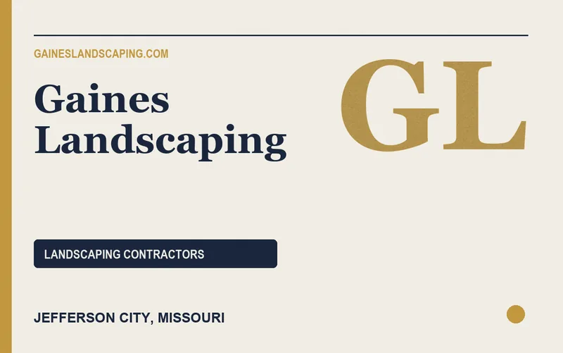 Gaines Landscaping in Jefferson City, Missouri