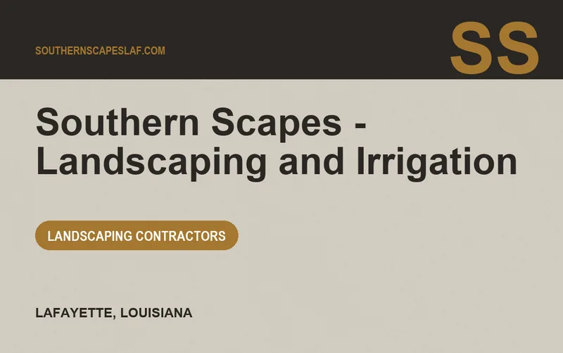 Southern Scapes - Landscaping and Irrigation in Lafayette, Louisiana
