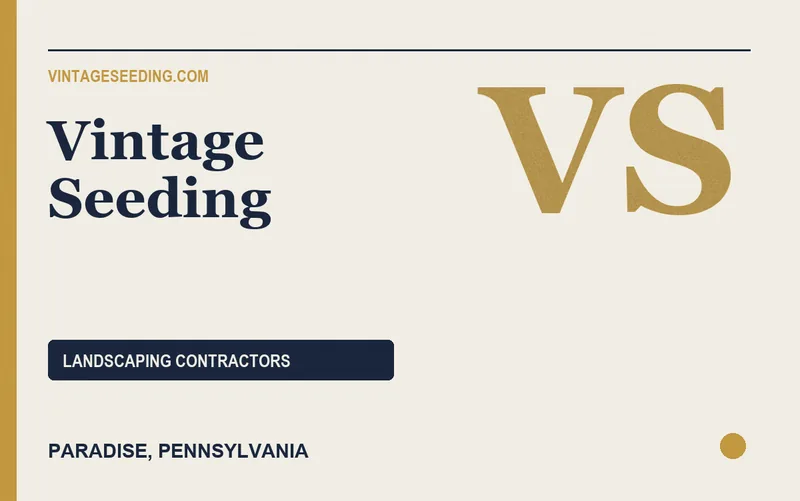 Vintage Seeding in Paradise, Pennsylvania